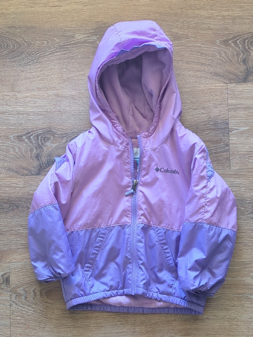 Columbia Purple Kitterwibbit Dino Coat, Insulated With Fleece Size 2T